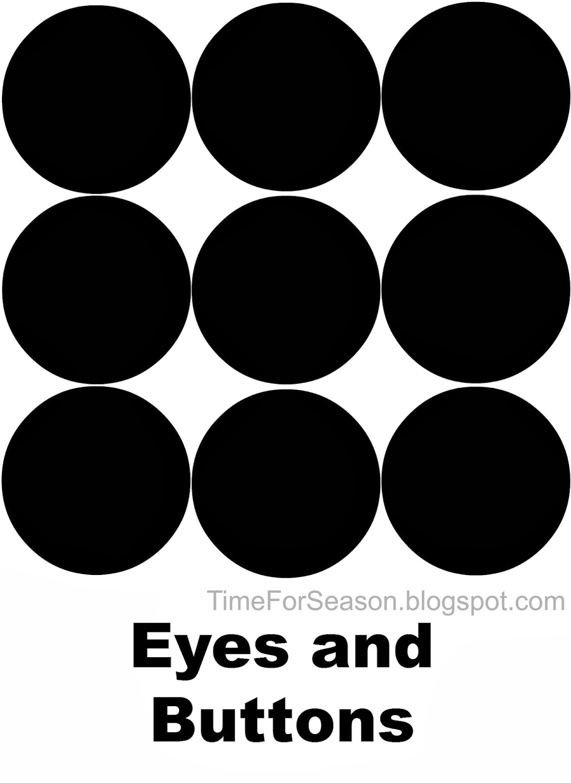 snowman eyes and buttons free printable http://timeforseason